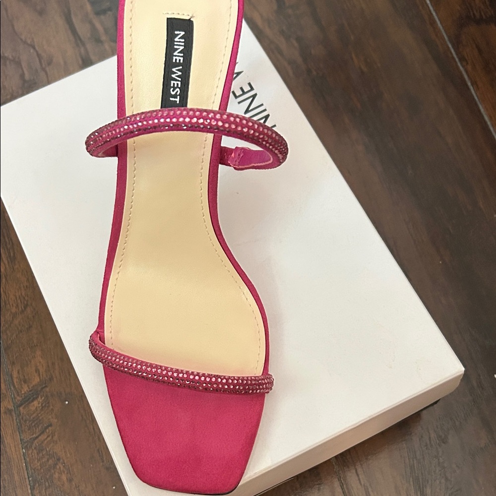 Nine West Fuchsia Heeled Sandals